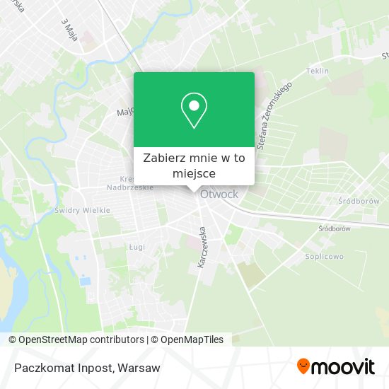 Mapa Paczkomat Inpost