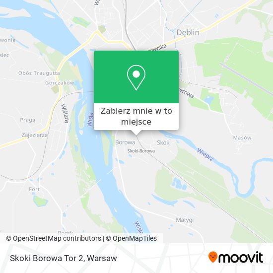 Mapa Skoki Borowa Tor 2