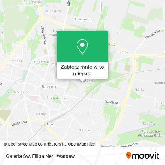 Mapa Galeria Św. Filipa Neri