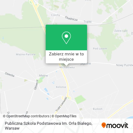 Mapa Publiczna Szkoła Podstawowa Im. Orła Białego