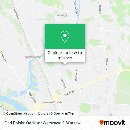 Mapa Dpd Polska Oddział : Warszawa 2