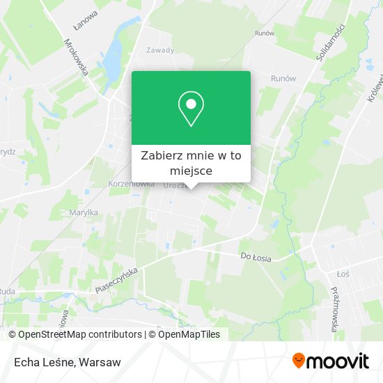 Mapa Echa Leśne