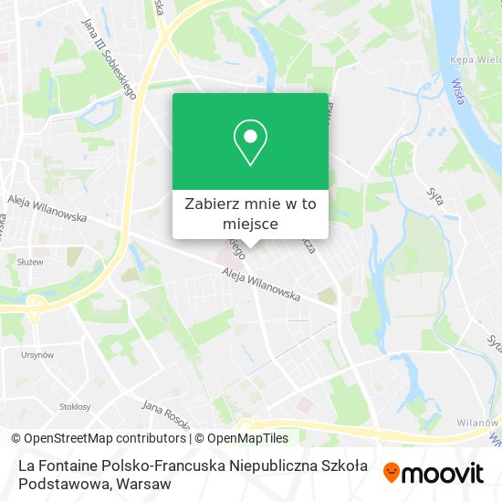 Mapa La Fontaine Polsko-Francuska Niepubliczna Szkoła Podstawowa