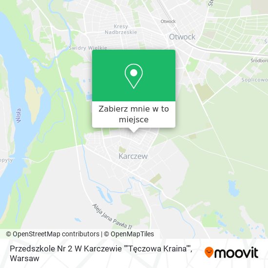 Mapa Przedszkole Nr 2 W Karczewie ""Tęczowa Kraina""