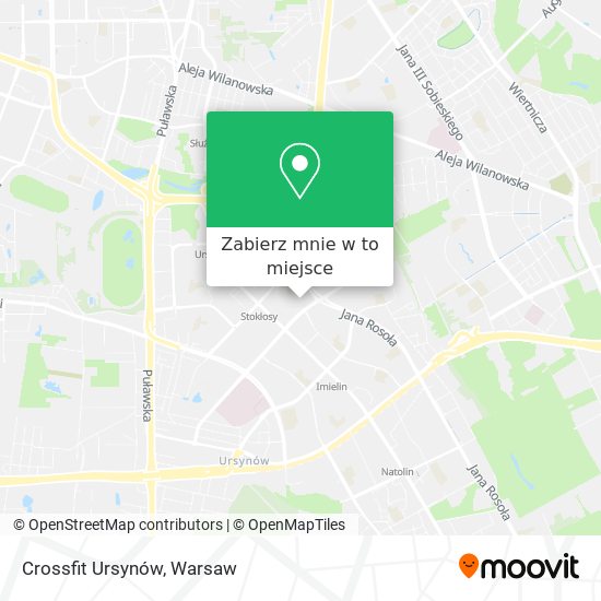 Mapa Crossfit Ursynów