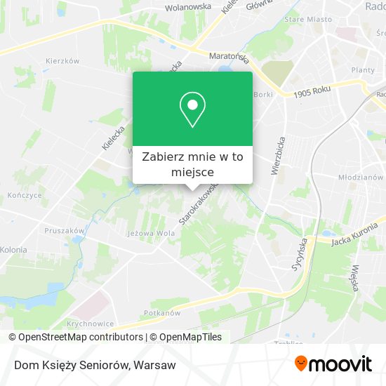 Mapa Dom Księży Seniorów