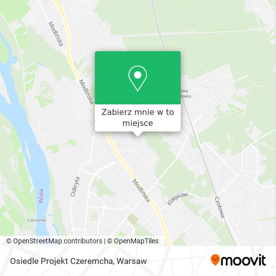 Mapa Osiedle Projekt Czeremcha