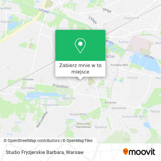 Mapa Studio Fryzjerskie Barbara