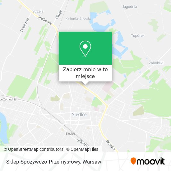 Mapa Sklep Spożywczo-Przemysłowy