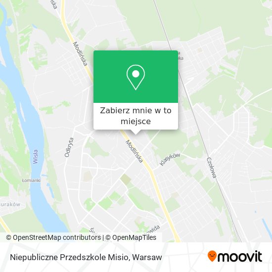 Mapa Niepubliczne Przedszkole Misio