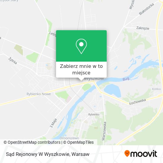 Mapa Sąd Rejonowy W Wyszkowie