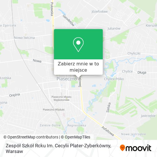 Mapa Zespół Szkół Rcku Im. Cecylii Plater-Zyberkówny