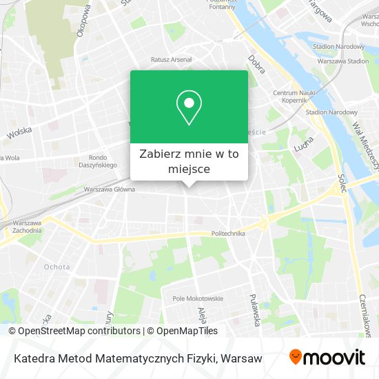 Mapa Katedra Metod Matematycznych Fizyki