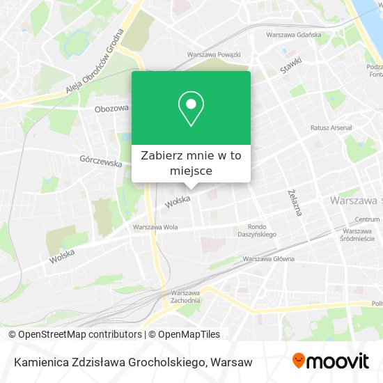 Mapa Kamienica Zdzisława Grocholskiego