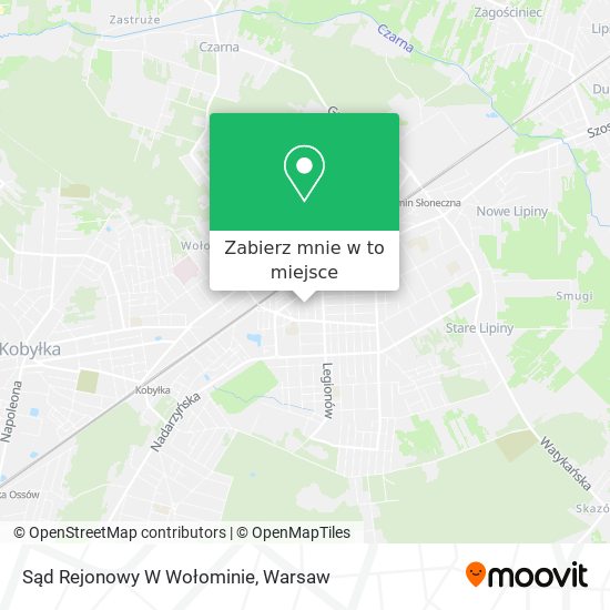 Mapa Sąd Rejonowy W Wołominie