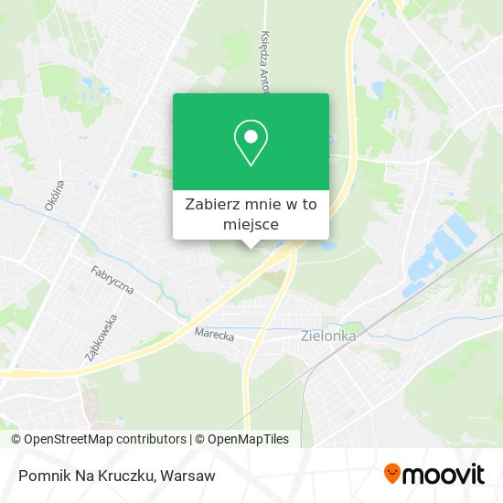 Mapa Pomnik Na Kruczku