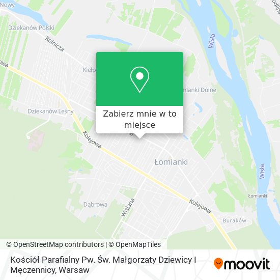 Mapa Kościół Parafialny Pw. Św. Małgorzaty Dziewicy I Męczennicy