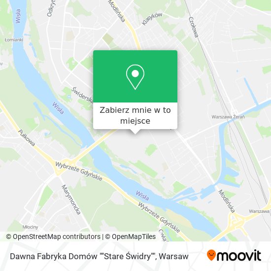 Mapa Dawna Fabryka Domów ""Stare Świdry""