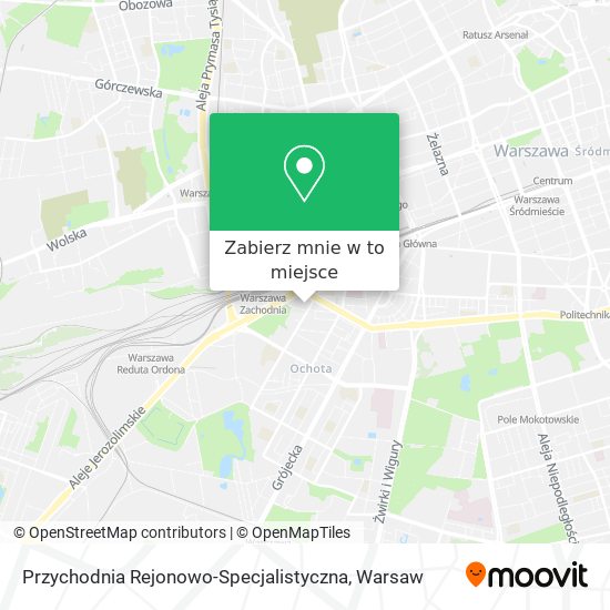 Mapa Przychodnia Rejonowo-Specjalistyczna