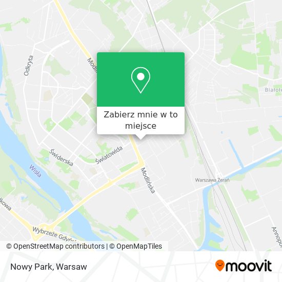 Mapa Nowy Park