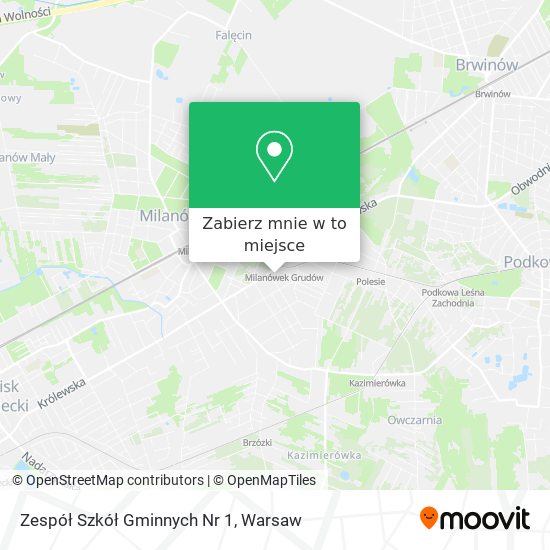 Mapa Zespół Szkół Gminnych Nr 1