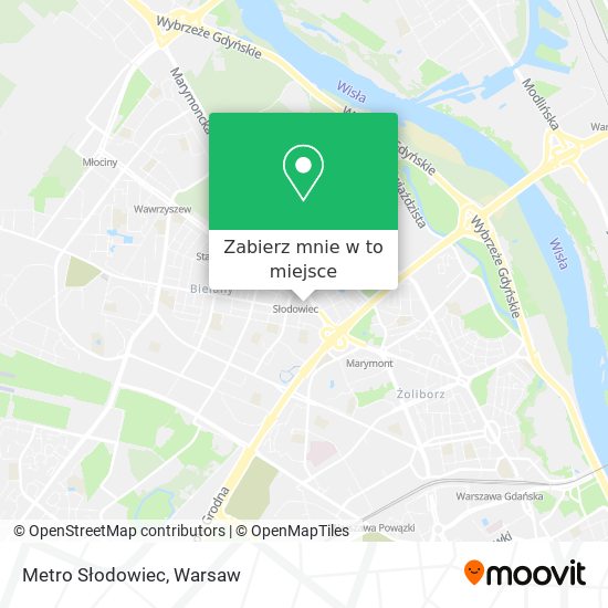 Mapa Metro Słodowiec