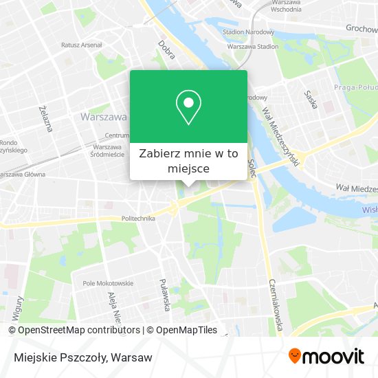 Mapa Miejskie Pszczoły