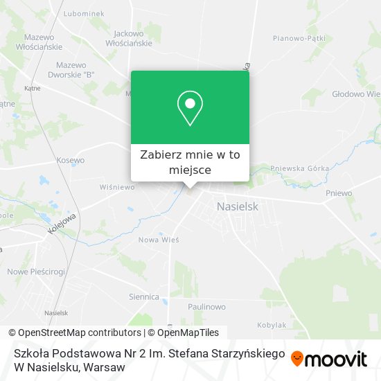 Mapa Szkoła Podstawowa Nr 2 Im. Stefana Starzyńskiego W Nasielsku