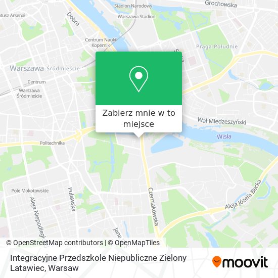 Mapa Integracyjne Przedszkole Niepubliczne Zielony Latawiec