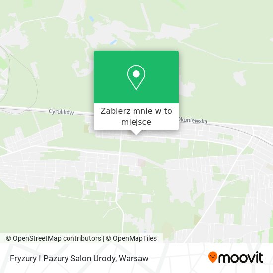 Mapa Fryzury I Pazury Salon Urody