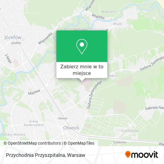 Mapa Przychodnia Przyszpitalna