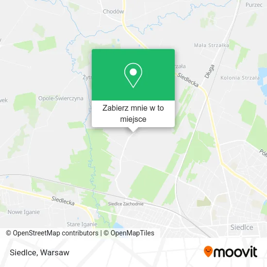 Mapa Siedlce