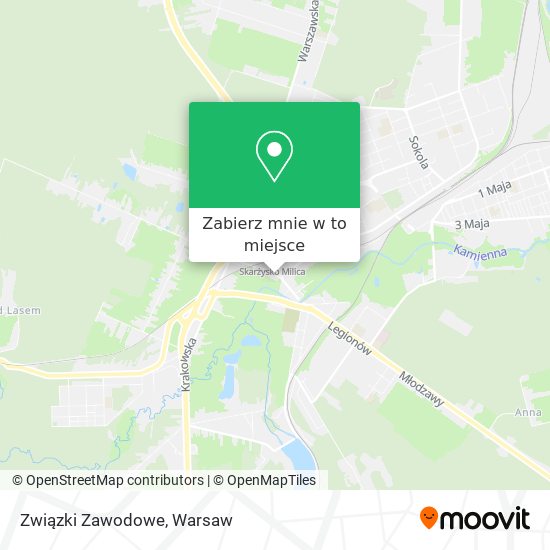 Mapa Związki Zawodowe