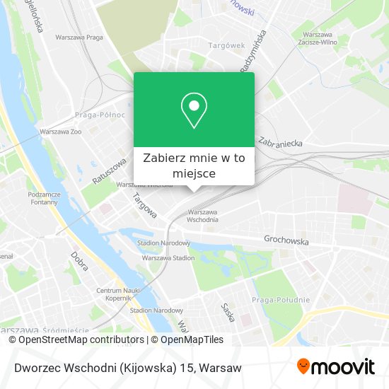 Mapa Dworzec Wschodni (Kijowska) 15