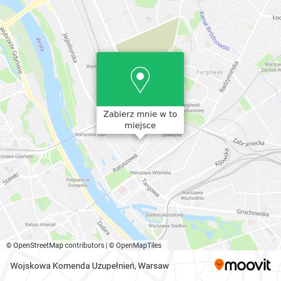 Mapa Wojskowa Komenda Uzupełnień