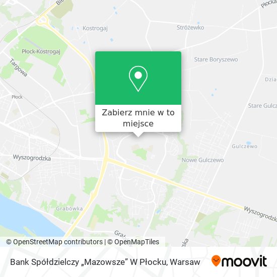 Mapa Bank Spółdzielczy „Mazowsze” W Płocku