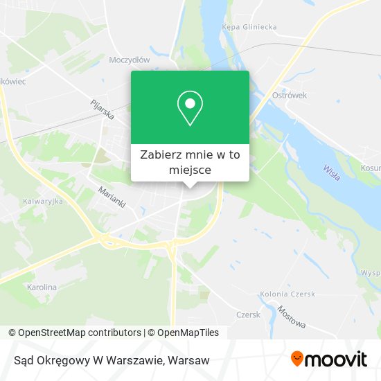 Mapa Sąd Okręgowy W Warszawie