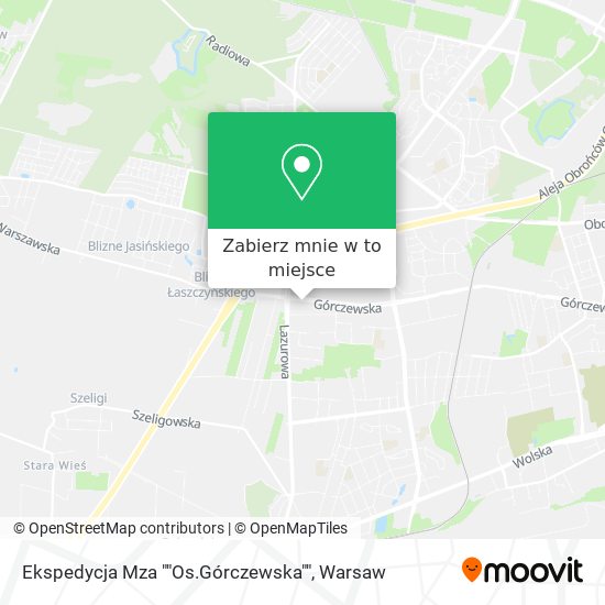 Mapa Ekspedycja Mza ""Os.Górczewska""