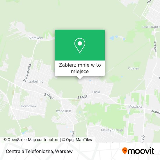 Mapa Centrala Telefoniczna