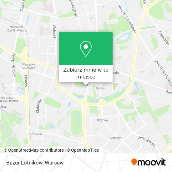 Mapa Bazar Lotników