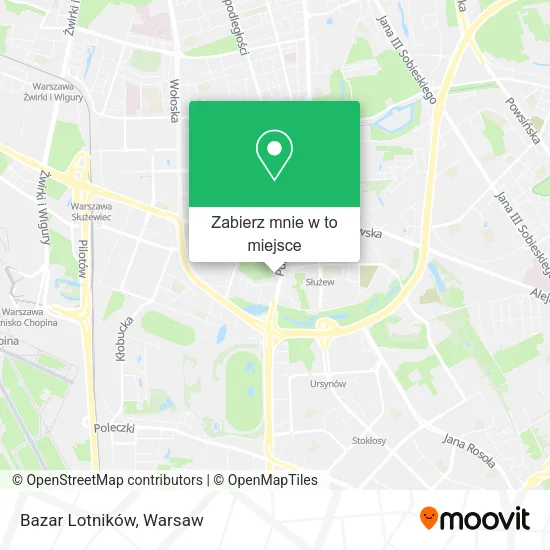 Mapa Bazar Lotników