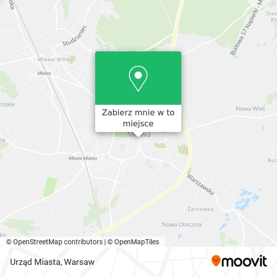 Mapa Urząd Miasta