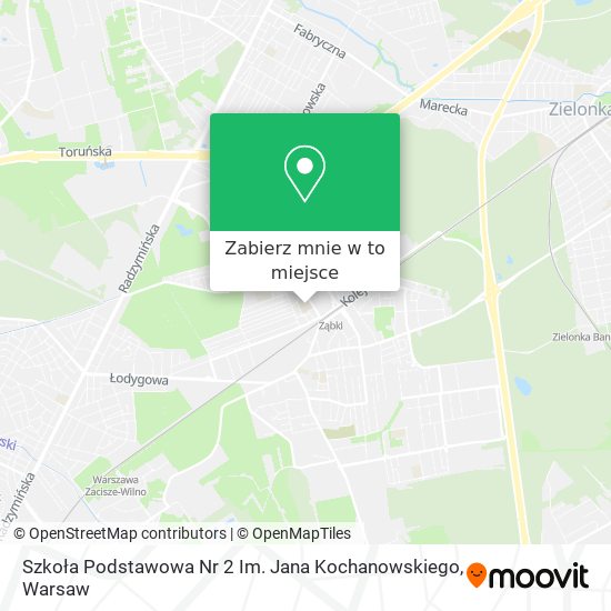 Mapa Szkoła Podstawowa Nr 2 Im. Jana Kochanowskiego