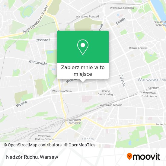 Mapa Nadzór Ruchu