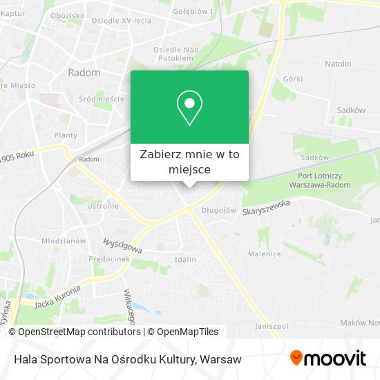 Mapa Hala Sportowa Na Ośrodku Kultury