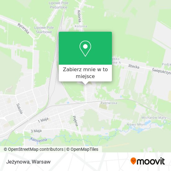 Mapa Jeżynowa