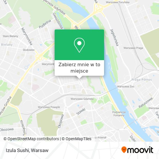 Mapa Izula Sushi