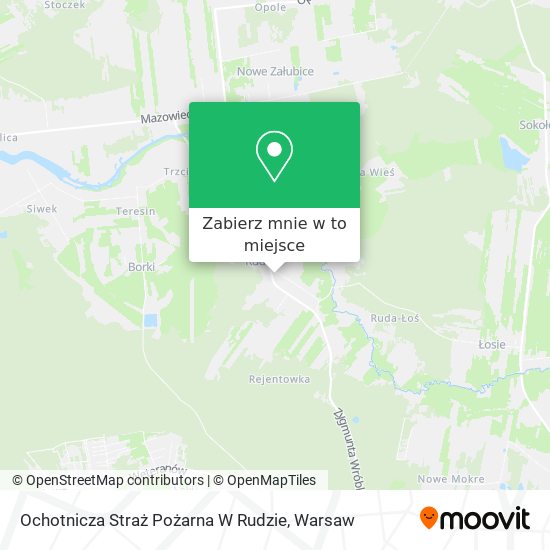 Mapa Ochotnicza Straż Pożarna W Rudzie