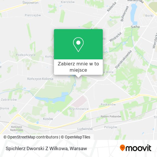 Mapa Spichlerz Dworski Z Wilkowa