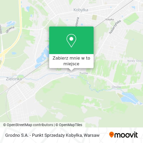 Mapa Grodno S.A. - Punkt Sprzedaży Kobyłka